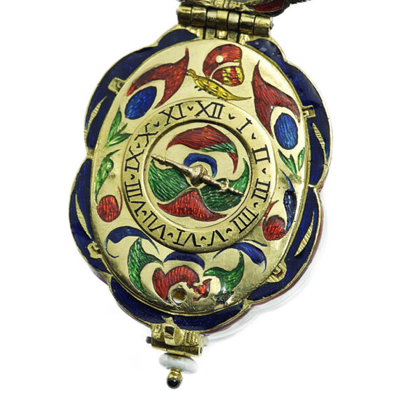 French or possibly German rare rock crystal watch Circa 1620 French or possibly German rare rock crystal watch Circa 1620
