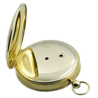 Swiss unusual gold quarter repeating pocket watch Circa 1850