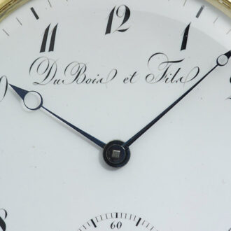 Swiss unusual gold quarter repeating pocket watch Circa 1850