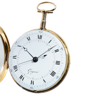 French gold quarter repeating à toc pocket watch Circa 1800