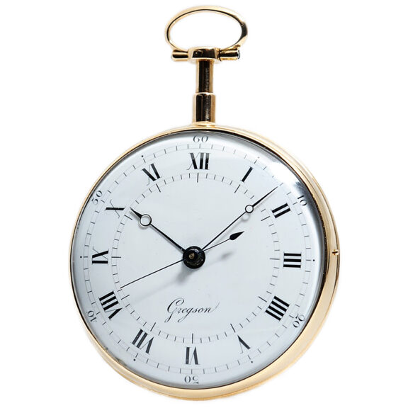 French gold quarter repeating à toc pocket watch Circa 1800