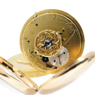 French gold quarter repeating à toc pocket watch Circa 1800