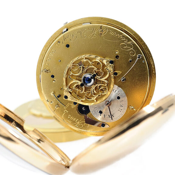 French gold quarter repeating à toc pocket watch Circa 1800 French gold quarter repeating à toc pocket watch Circa 1800