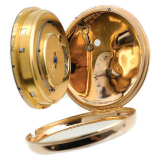 French gold quarter repeating à toc pocket watch Circa 1800