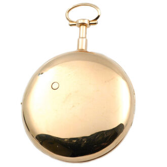 French gold quarter repeating à toc pocket watch Circa 1800