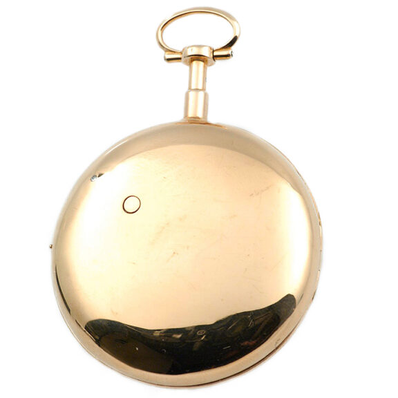 French gold quarter repeating à toc pocket watch Circa 1800 French gold quarter repeating à toc pocket watch Circa 1800