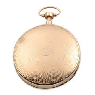 Swiss gold quarter repeating automaton pocket watch Circa 1800 Swiss gold quarter repeating automaton pocket watch Circa 1800