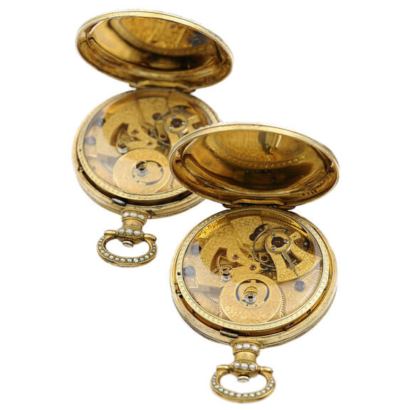 Swiss rare pair of pocket watches for the Chinese market Circa 1880 Swiss rare pair of pocket watches for the Chinese market Circa 1880