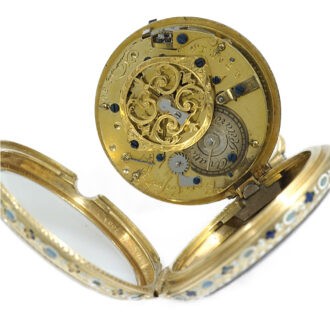 French gold quarter repeating à toc verge watch Circa 1781