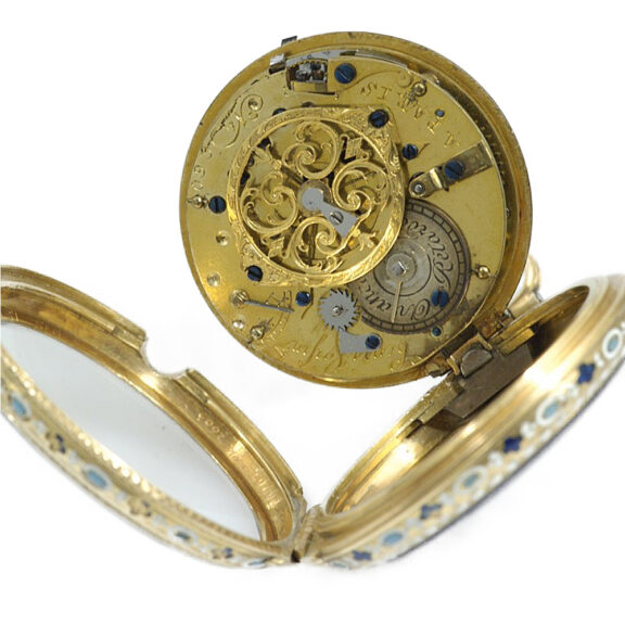 French gold quarter repeating à toc verge watch Circa 1781 French gold quarter repeating à toc verge watch Circa 1781