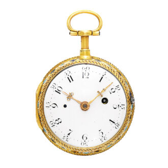 French gold quarter repeating à toc verge watch Circa 1781