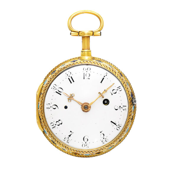 French gold quarter repeating à toc verge watch Circa 1781 French gold quarter repeating à toc verge watch Circa 1781
