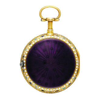 French gold quarter repeating à toc verge watch Circa 1781