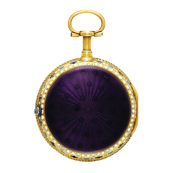 French gold quarter repeating à toc verge watch Circa 1781