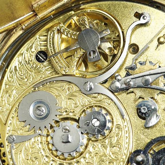 French quarter repeating watch with musical movement Circa 1820 French quarter repeating watch with musical movement Circa 1820