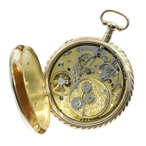 French quarter repeating watch with musical movement Circa 1820 French quarter repeating watch with musical movement Circa 1820