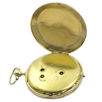 Swiss rare watch with automatons and musical movement Circa 1810