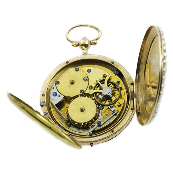 Swiss rare watch with automatons and musical movement Circa 1810 Swiss rare watch with automatons and musical movement Circa 1810