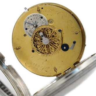 French verge pocket watch with hidden erotic scene Circa 1810 French verge pocket watch with hidden erotic scene Circa 1810