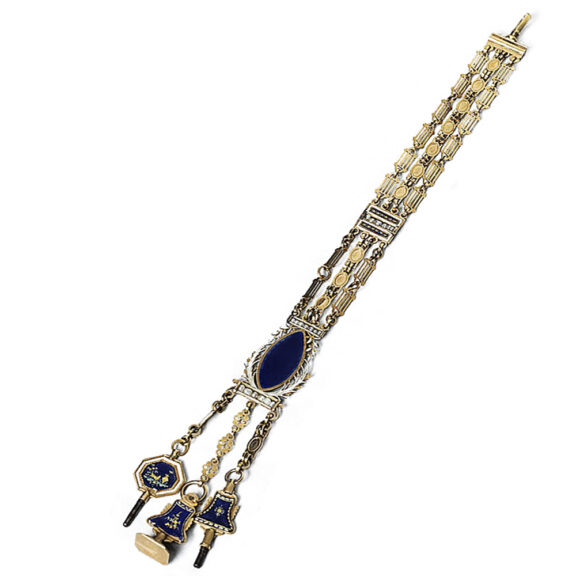 French gold, enamel and split pearl-set verge watch Circa 1790 French gold, enamel and split pearl-set verge watch Circa 1790
