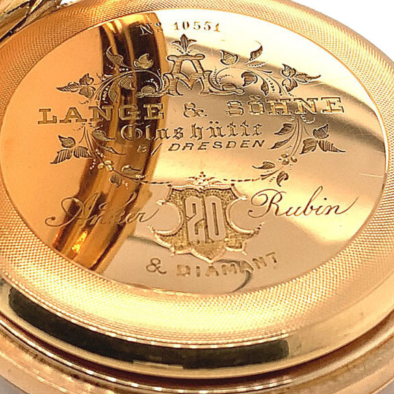 German gold full hunter manufactured in quality 1A Circa 1877 German gold full hunter manufactured in quality 1A Circa 1877