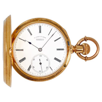 German gold full hunter manufactured in quality 1A Circa 1877