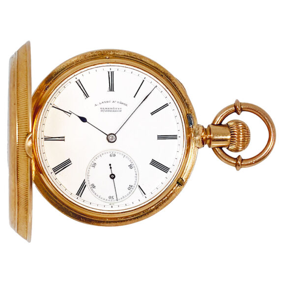 German gold full hunter manufactured in quality 1A Circa 1877