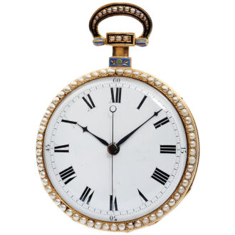 Swiss gold musical watch for the Chinese market Circa 1820