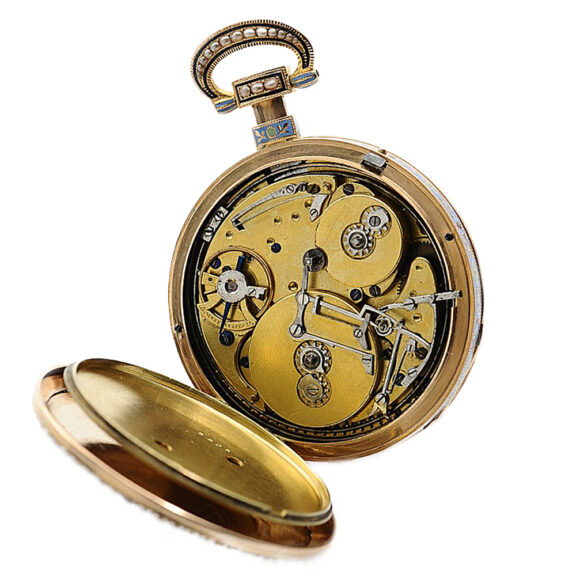 Swiss gold musical watch for the Chinese market Circa 1820 Swiss gold musical watch for the Chinese market Circa 1820