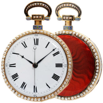 Swiss gold musical watch for the Chinese market Circa 1820