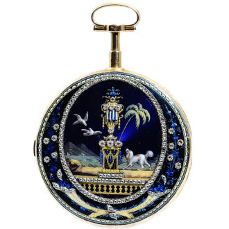 French unusual quarter repeater studded with paste stones Circa 1810