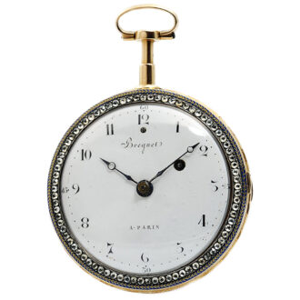 French unusual quarter repeater studded with paste stones Circa 1810