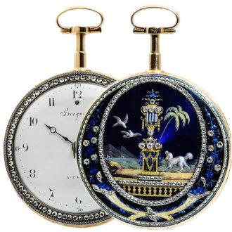 French unusual quarter repeater studded with paste stones Circa 1810