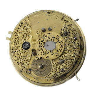 English pair-cased repeating verge with self-strike Circa 1710