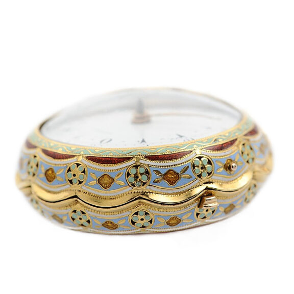 English gold enamel pocket watch for Ottoman market Circa 1813 English gold enamel pocket watch for Ottoman market Circa 1813
