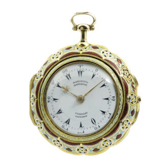 English gold enamel pocket watch for Ottoman market Circa 1813