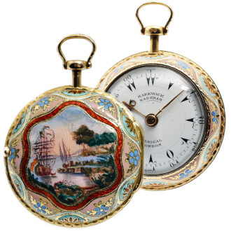 English gold, enamel watch for the Ottoman market Circa 1813