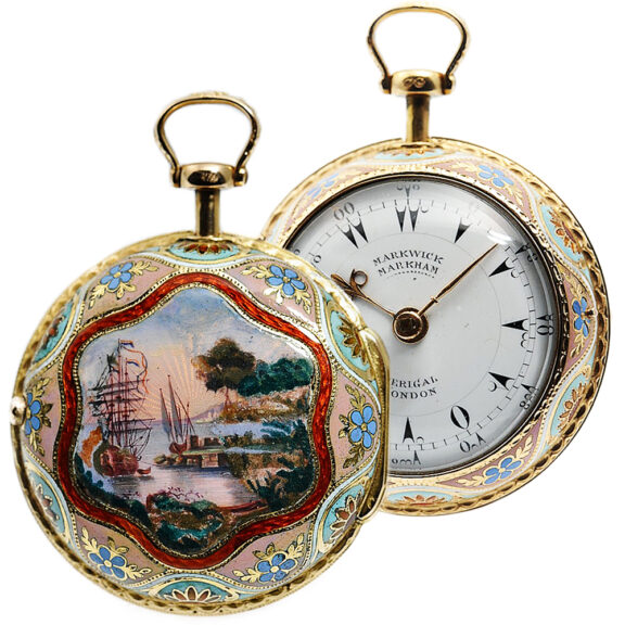 English gold, enamel watch for the Ottoman market Circa 1813