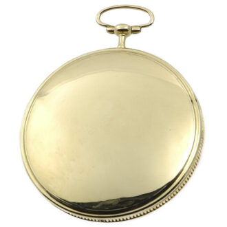 French large cylinder pocket watch with visible balance Circa 1810