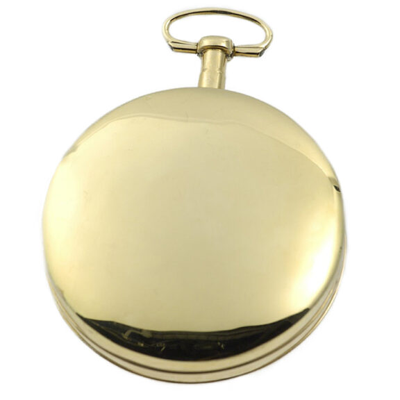 Swiss gold pocket watch with enamel animated scene Circa 1810 Swiss gold pocket watch with enamel animated scene Circa 1810