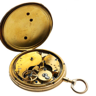 Swiss repeating pocket watch with musical movement Circa 1830