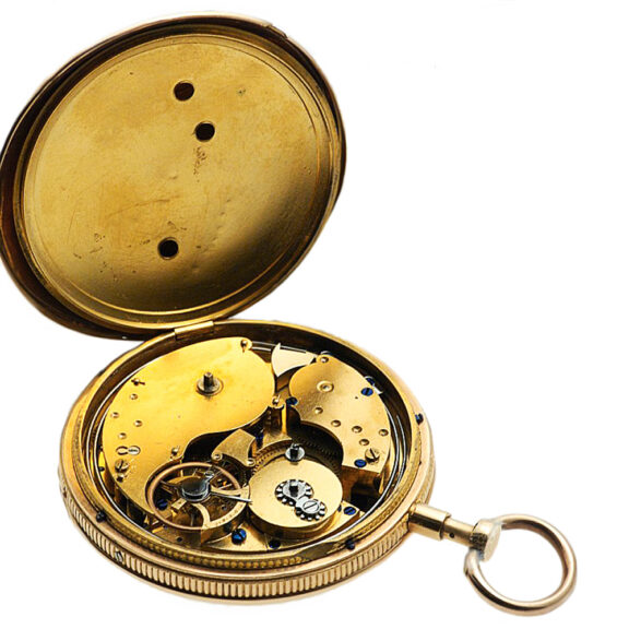 Swiss repeating pocket watch with musical movement Circa 1830 Swiss repeating pocket watch with musical movement Circa 1830