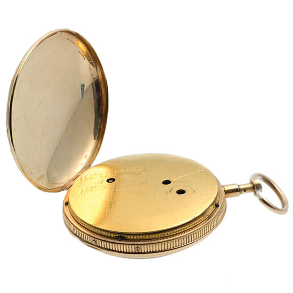 Swiss repeating pocket watch with musical movement Circa 1830 Swiss repeating pocket watch with musical movement Circa 1830