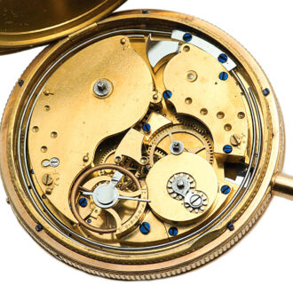 Swiss repeating pocket watch with musical movement Circa 1830