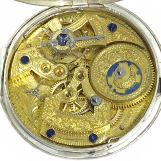 Swiss pair of silver watches for the Chinese market Circa 1840