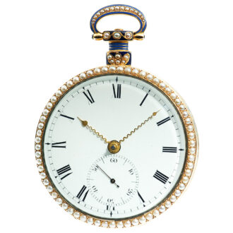 Swiss watch with musical movement and six automatons Circa 1820