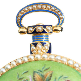 Swiss watch with musical movement and six automatons Circa 1820