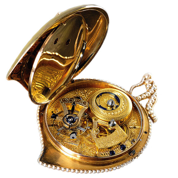 English gold and enamel form watch of museum quality Circa 1810 English gold and enamel form watch of museum quality Circa 1810