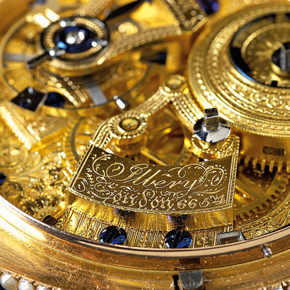 English gold and enamel form watch of museum quality Circa 1810 English gold and enamel form watch of museum quality Circa 1810
