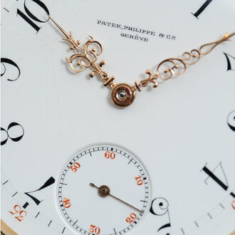 Swiss 18-carat rose gold open faced dress watch Circa 1880